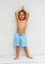 Load image into Gallery viewer, Boardies Sharky Waters Kids Swim Shorts