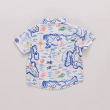 Load image into Gallery viewer, Boys Jack Shirt Island Map