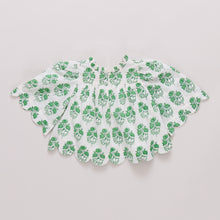 Load image into Gallery viewer, Girls Misha Scallop 2-Piece Set - Green Strawflower