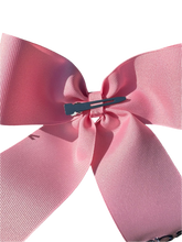 Load image into Gallery viewer, Large Personalized Embroidered Bow with Alligator Clip