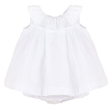 Load image into Gallery viewer, Baby Cuddle Cotton 2 Piece Set White
