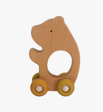 Load image into Gallery viewer, Wooden Teether Push Toy - Bear
