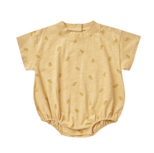 Load image into Gallery viewer, Baby Relaxed Bubble Romper - Pineapple Print