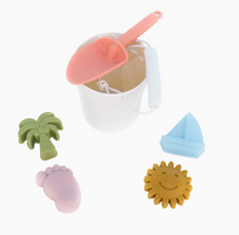 Load image into Gallery viewer, Beach Bucket Silicone Toy and Play Set
