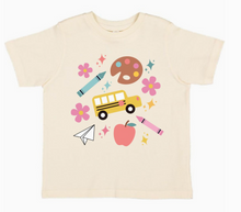 Load image into Gallery viewer, Back to School Doodle Short Sleeved Tee