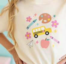 Load image into Gallery viewer, Back to School Doodle Short Sleeved Tee