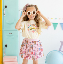 Load image into Gallery viewer, Back to School Doodle Short Sleeved Tee