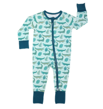 Load image into Gallery viewer, Later Gator Alligator Bamboo Convertible Pajamas
