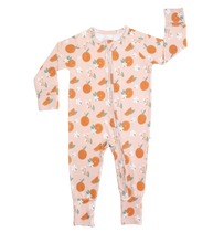 Load image into Gallery viewer, Freshly Squeezed Oranges Bamboo Convertible Pajamas Florida Baby