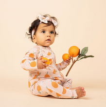 Load image into Gallery viewer, Freshly Squeezed Oranges Bamboo Convertible Pajamas Florida Baby