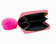 Load image into Gallery viewer, Kids Shiny Heart Patch Wallet - Pop Pink