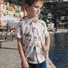 Load image into Gallery viewer, Boys Jack Shirt Watercolor Shells