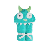 Load image into Gallery viewer, Kids Monster Hooded Towel