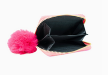 Load image into Gallery viewer, Kids Shiny Happy Smile Face Wallet - Hot Pink