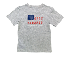 Load image into Gallery viewer, Fish American Flag Graphic Boys Tee