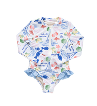 Load image into Gallery viewer, Girls Arden Suit - Island Multi