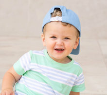 Load image into Gallery viewer, Kids Embroidered Hockey Baseball Hat Light Blue