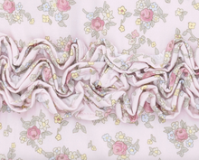 Load image into Gallery viewer, Edith's Rose Garden 2 Way Ruffle Back Zipper Footie