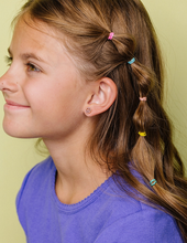 Load image into Gallery viewer, Peace Sign Flat Screw Back Hypoallergenic Earrings
