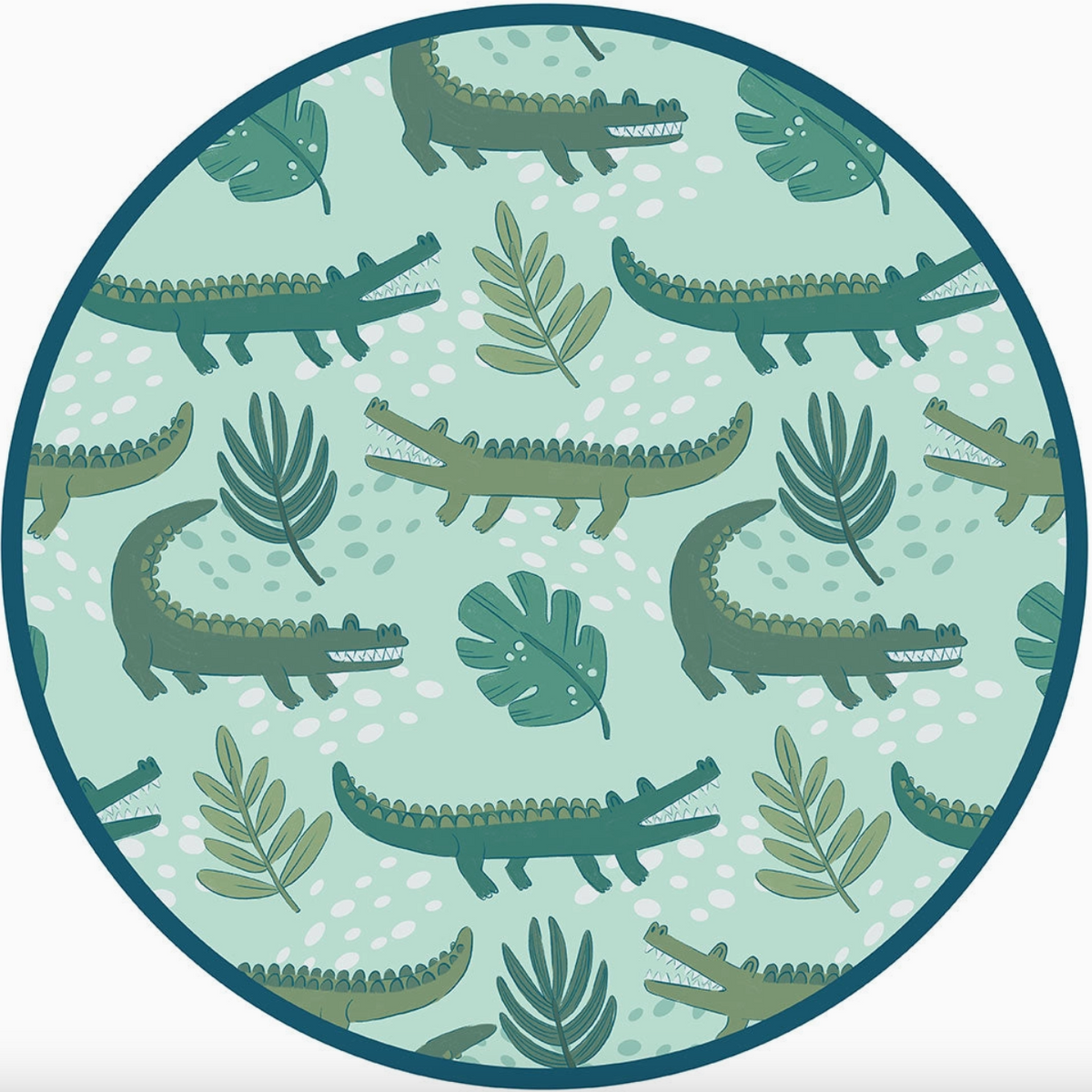 Kids' bamboo pajamas sleepwear set featuring a playful alligator design by Emerson and Friends for comfortable bedtime.
