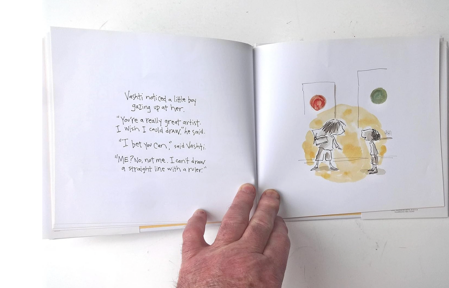 Cover of The Dot hardcover picture book by Flora Ottimer featuring colorful abstract designs and playful typography.