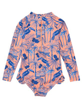 Load image into Gallery viewer, Girls Tropicana Vacay Sustainable Surf Suit