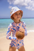 Load image into Gallery viewer, Girls Tropicana Vacay Sustainable Surf Suit
