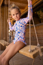 Load image into Gallery viewer, Girls Tropicana Vacay Sustainable Surf Suit