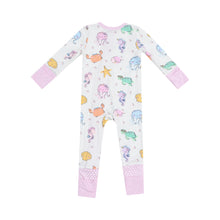 Load image into Gallery viewer, Cutie Sea Creatures 2 Way Zipper Romper
