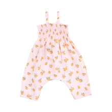 Load image into Gallery viewer, Smocked Romper - Sweet Clementines