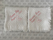 Load image into Gallery viewer, Monogrammed Cotton Carriage Throw