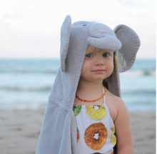Load image into Gallery viewer, Kids Elephant Hooded Towel