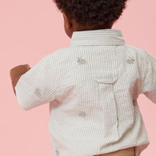 Load image into Gallery viewer, Boys Jack Shirt Bunny Embroidery by Pink Chicken - Easter Collection
