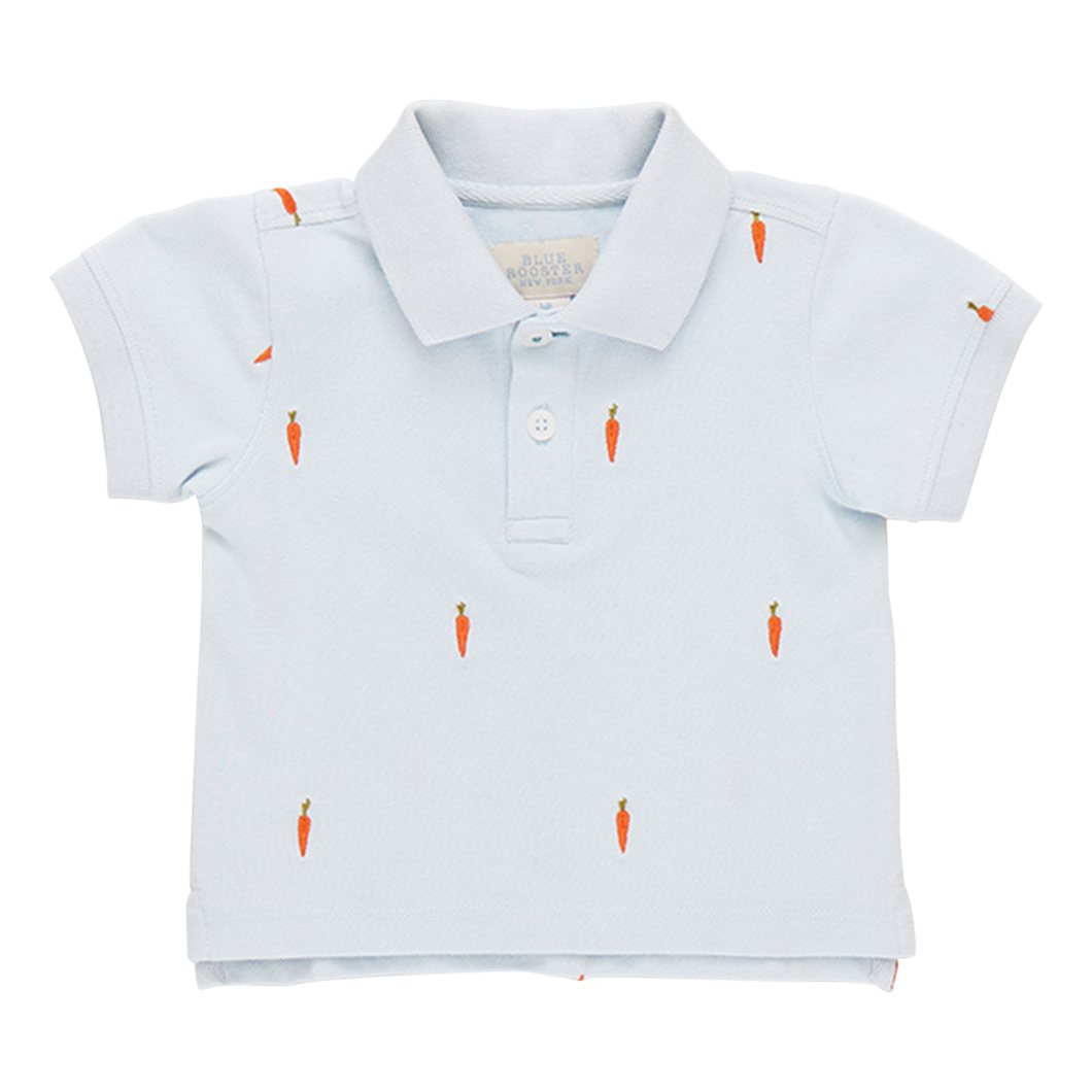 Boys Alec Polo Shirt - Carrot Embroidery