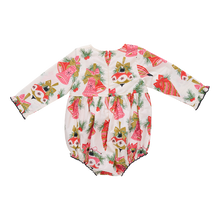 Load image into Gallery viewer, Baby Girls Hermione Holiday Bubble - Holly Bells
