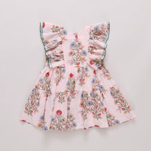 Load image into Gallery viewer, Girls Raphaela Dress - Multi Bouquet Floral
