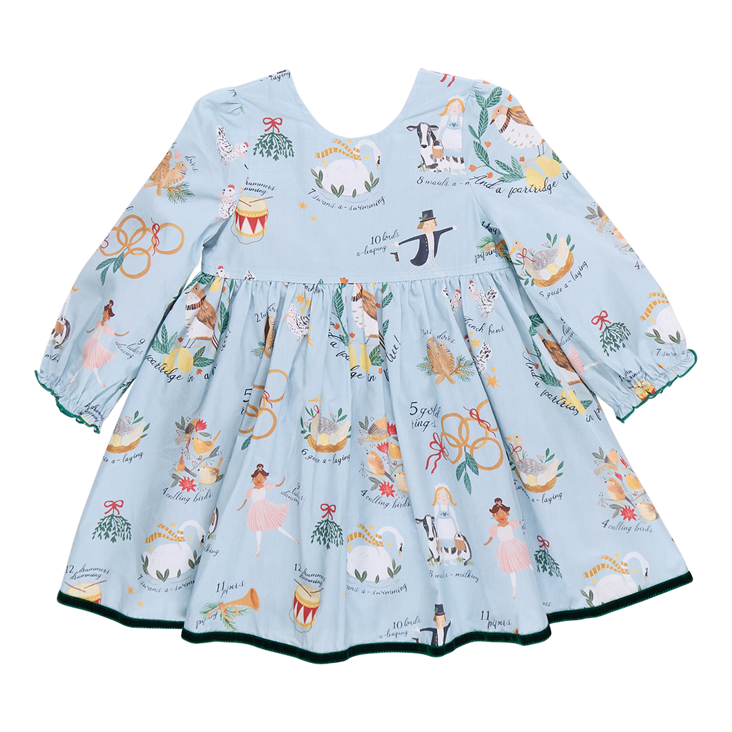 Girls Amma Dress - 12 Days of Christmas