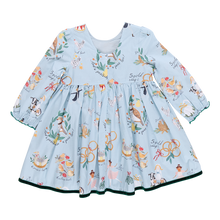 Load image into Gallery viewer, Girls Amma Dress - 12 Days of Christmas
