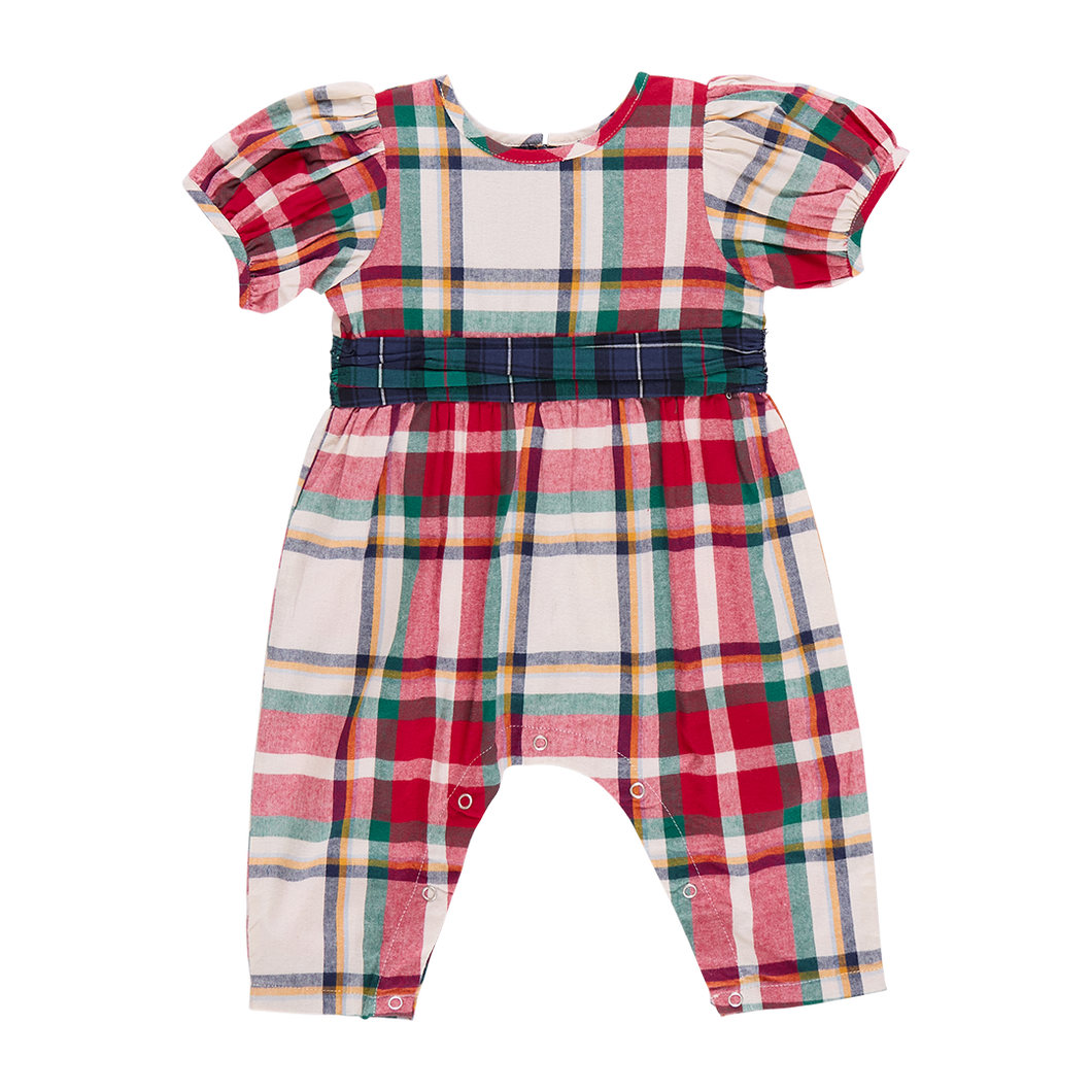 Baby Girl Ruby Jumper - Holiday Tartan