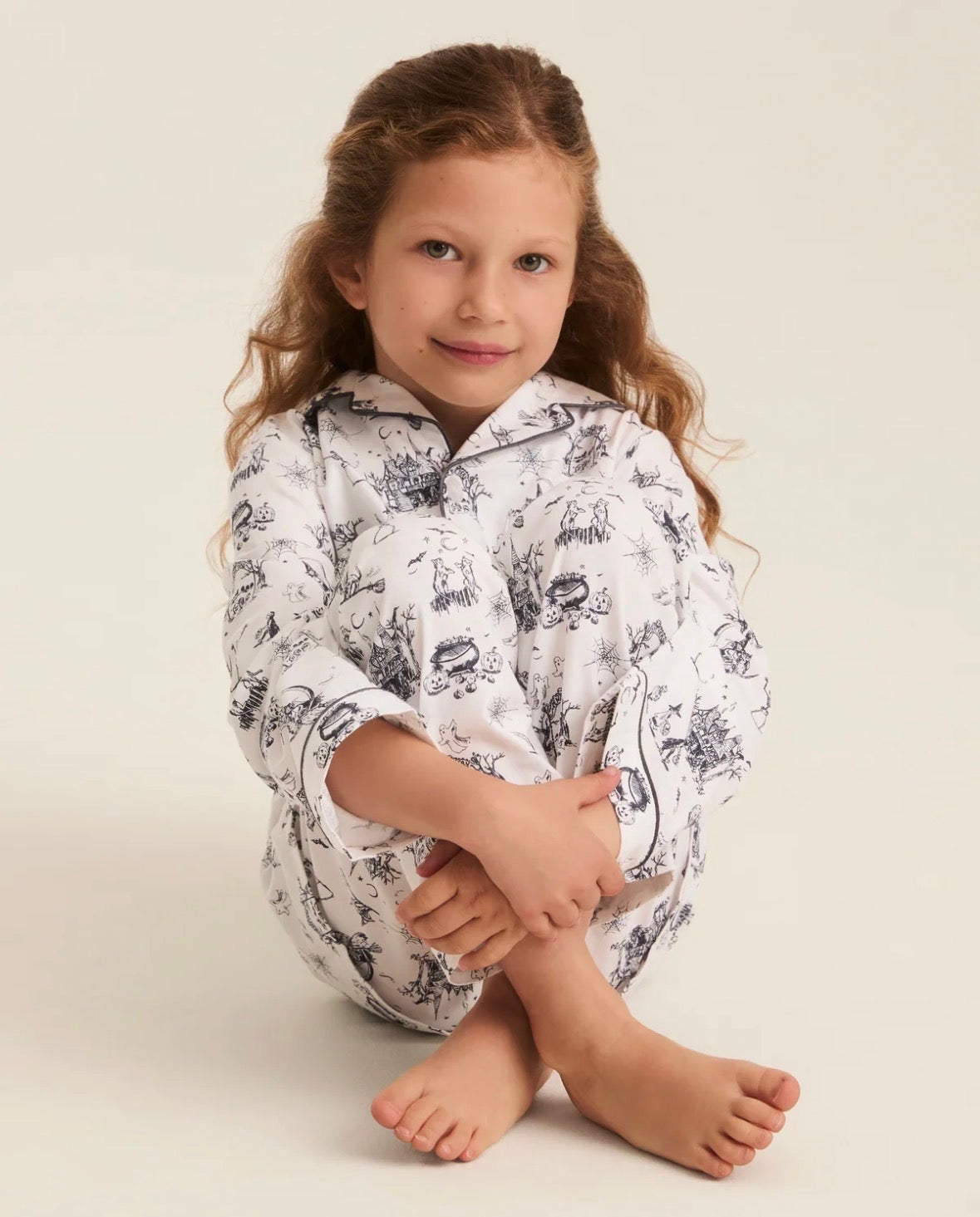 Hallow's Eve Toile Button Down Set