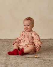 Load image into Gallery viewer, Autumn Baby Romper - Vintage Ruby
