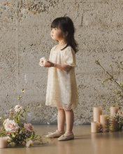 Load image into Gallery viewer, Daisy Beaded Dress - Silver Metallic
