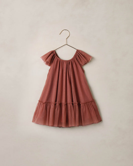 Girls Edie Dress in Spice
