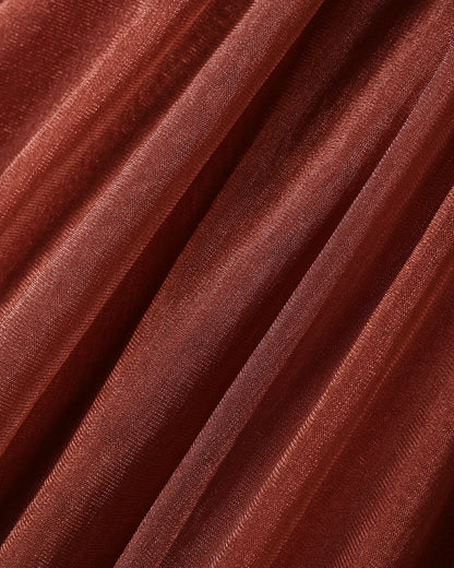 Girls Edie Dress in Spice by Noralee, featuring a stylish design with vibrant spice-colored fabric and a comfortable fit.