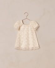 Load image into Gallery viewer, Daisy Beaded Dress - Silver Metallic
