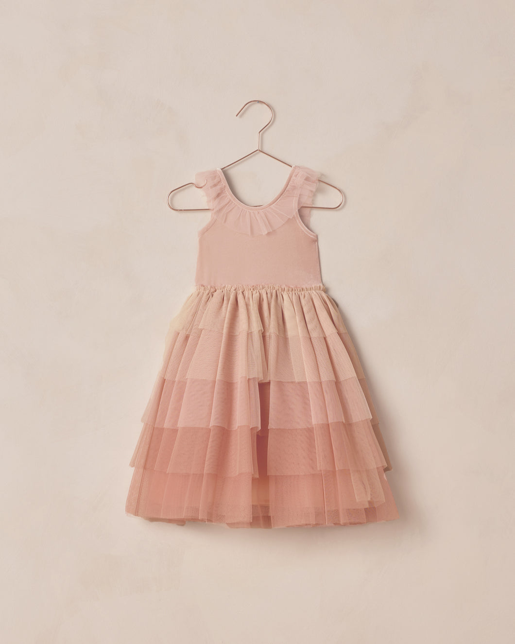 Girls Tulle Pixie Dress in Pink Ombre