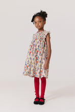 Load image into Gallery viewer, Girls Stevie Dress in Vintage Nutcracker by Pink Chicken
