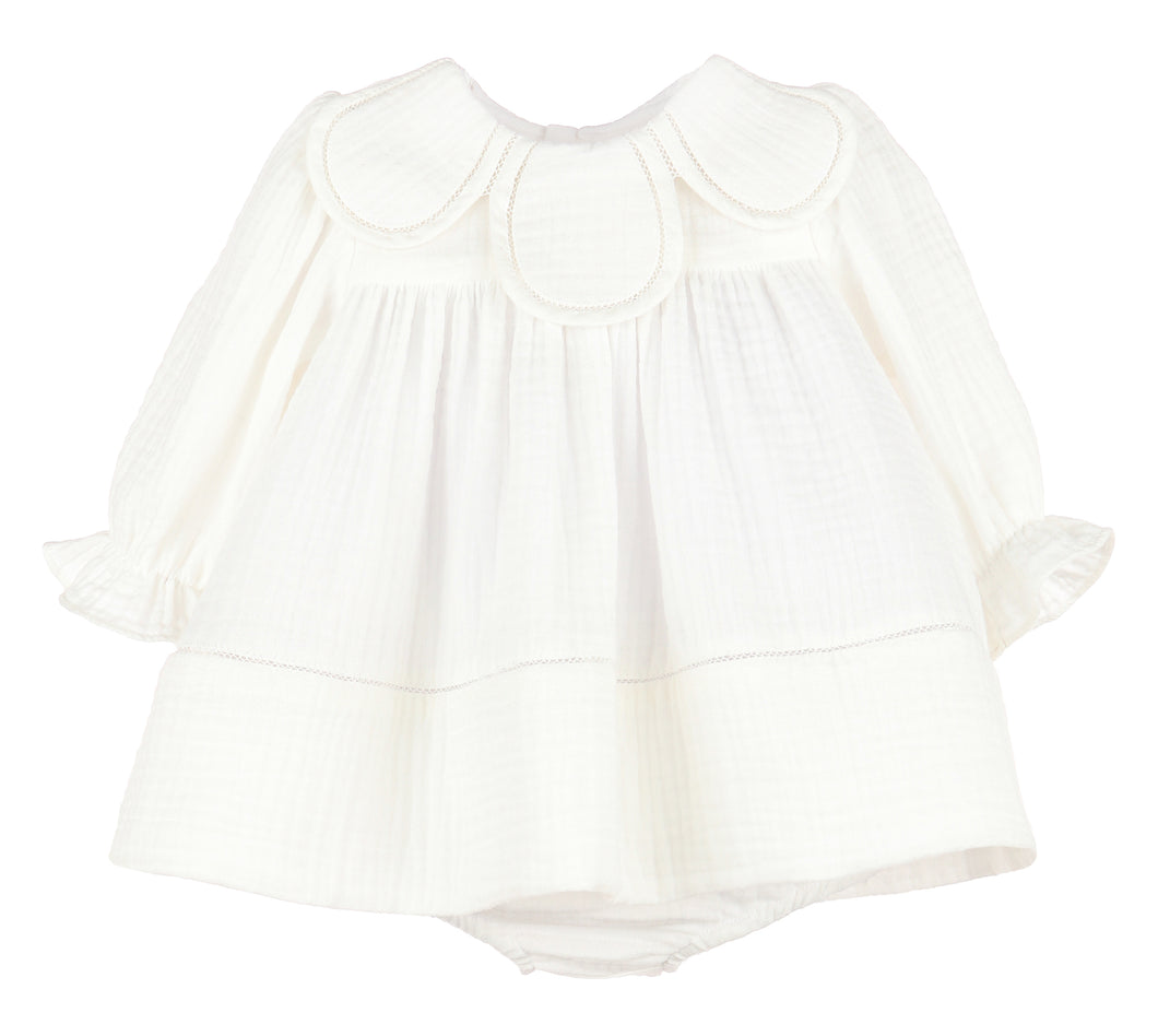 Baby Cuddle Cotton Petal Float - White