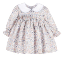 Load image into Gallery viewer, Pleated Floral Fall Girls Dress
