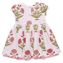 Load image into Gallery viewer, Girls Marisol Dress - Rose Dandelion
